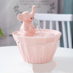Abreuvoir électrique intelligent pour animaux de compagnie fontaine en céramique pour chats bol à