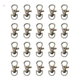 Serrure de porte à crochet en métal 20 pièces Clip de ceinture pour la fixation des portes de