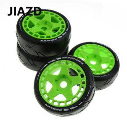 RC 4Pcs 17mm Hexagonal 1:8 Buggy pneus HPI HSP Voiture Pneus et Roue Jante Kit Accessoire