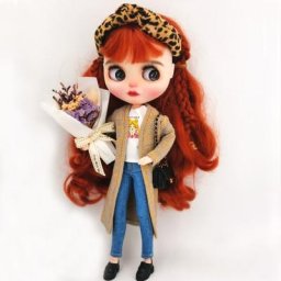 Blythe – vêtements coupe-vent en tricot pour poupée manteau de poupée jouets bottes accessoires