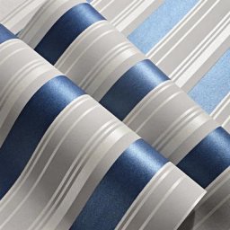 Papier Peint Auto-Adhésif à Rayures Bleues pour Chambre de Bébé Garçon Rouleau de 5 m à Peler et