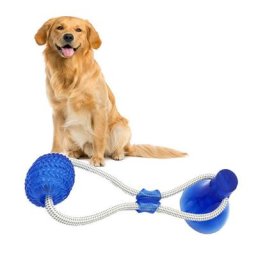 Jouet boule de caoutchouc auto-jeu | Fournitures pour animaux de compagnie jouet boule de