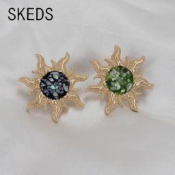 SKEDS – broche en émail pour femme et fille Badges bijoux accessoires de fête style Baroque