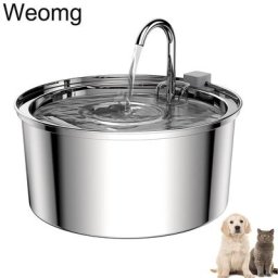 Fontaine à eau automatique pour chat et chien distributeur d'eau filtre transparent abreuvoir