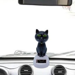 Phtaltoy chat solaire 62 oscillant mignon décoration de tableau Prada petite voiture animée Bobble