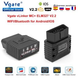 Vgate vLinker MC + ELM 327 V2.2 Bluetooth 4.0 outil de diagnostic automatique de voiture prise