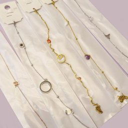 SION L-Bracelets de cheville en acier inoxydable pour femmes jolis bracelets de cheville en forme
