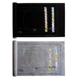 Tapis de jeu en feutre mat pour Puzzle à enrouler de 26x46 pouces Puzzle de rangement jusqu'à 1500