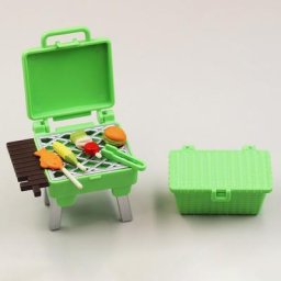 Jouet de maison de poupée pour enfants Simulation de cuisine barbecue Grill four Miniature