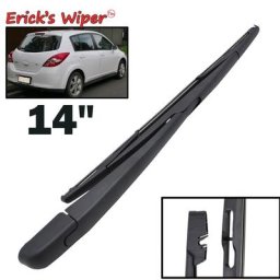 Erick's – Kit d'essuie-glace avec bras et lames pour Nissan Tiida C11 2007 – 2012 pare-brise et