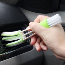 Serviette de voiture longue et durable 2 en 1 double curseur microcarence brosse de détail de