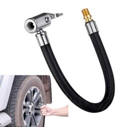 Tuyau de gonflage allongé pour pneus compatible avec les voitures les vélos les véhicules tube