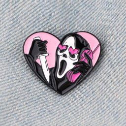 Épinglettes en émail de film d'horreur d'Halloween pour femmes insignes sur le sac à dos broche