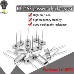 Kit électronique d'oscillateur à cristal SMD résonateur à quartz hc-49s 11.0592 Mhz 12MHz 4 6 8 12