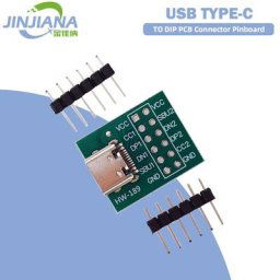 Broche de transfert USB TYPE-C USB TYPE-C siège femelle DIP type B adaptateur plaque a été soudé