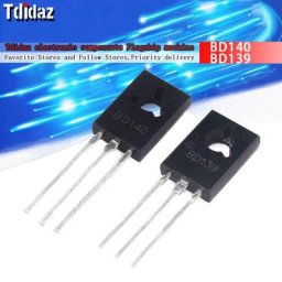 Kit de régulateurs de tension IC 20 pièces BD139 BD140 10 paires (10 pièces BD139 + 10 pièces