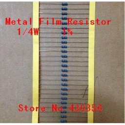 Résistance à Film métallique 100 W +-0.25 1K ohm 1/4W 1% pièces/lot livraison gratuite