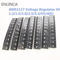 Régulateur de tension Kit AMS1117 1.2V/1.5V/1.8V/2.5V/3.3V/5.0V/ADJ lm1117 AMS1117-1.2 AMS1117-1.8