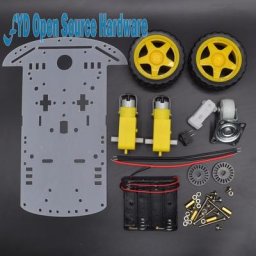 Kit de bricolage de fabrication électronique de châssis de voiture de robot intelligent de moteur