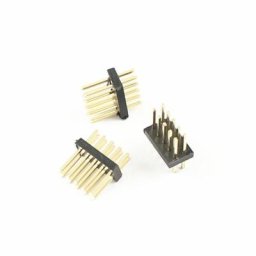 Bande de tête à broche droite 10 pièces plaqué or 1.27mm 2x5 broches mâle 10 broches