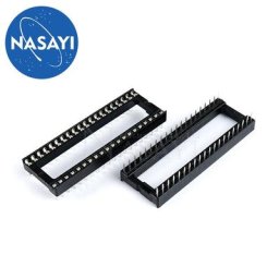 Bloc intégré de prise IC en ligne DIP puce de micro-ordinateur pied plat sous 40P de large