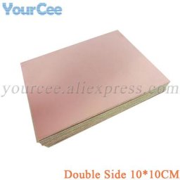 Plaque plaquée cuivre double face kit PCB bricolage circuit imprimé stratifié matériau en fibre