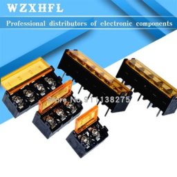Nuit de borne à vis PCB Connecteur HB-9500 300V 30A Couvercle Barrière Terminal 9.5MM Pas 2/5pcs