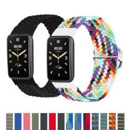 Bracelet en nylon pour Xiaomi Mi Band 7 Pro élastique réglable tressé boucle solo Correa