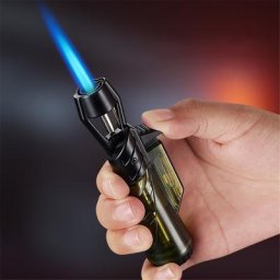 Briquet torche portable coupe-vent flamme à jet de butane Eva turbo odorpulvérisateur de ville de