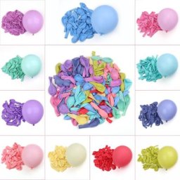 Ballons en Latex Macaron Bonbons Pastel Décorations de Noël Mariage Anniversaire