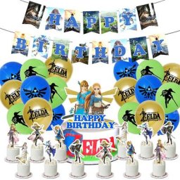 Fournitures de fête sur le thème du jeu de la légende bannière d'anniversaire décoration de