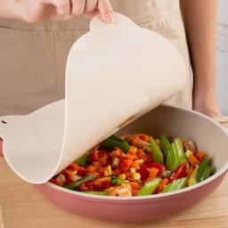 Couvercle de casserole en Silicone résistant à la chaleur bol d'emballage alimentaire couvercle de