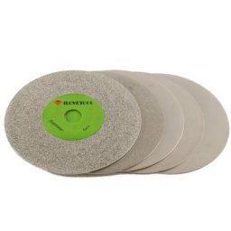 Disque plat revêtu de diamant disque de meulage gemmes de roue 5 pouces 125mm grain 80-3000