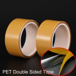 Ruban adhésif Double face Super collant en PET 0.05mm d'épaisseur Transparent résistant à la