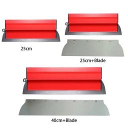 Couteau à mastic lisse pour cloisons sèches grattoir à revêtement en acier inoxydable lame de