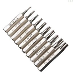 Jeu d'embouts de tournevis Torx CR-V réparation mobile fleurs de prunier tête de réparation T3