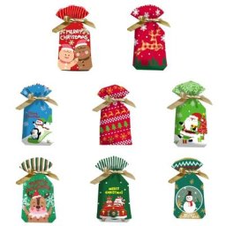 Sac Cadeau de Noël Emballage Cadeau de ixdu Nouvel An Livraison Directe 50 Pièces