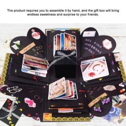 Boîte de mémoire d'amour de couple VPN belle surprise album photo bricolage cadeau de la