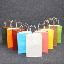 Sacs en Papier Kraft à la Mode Petit et Grand Sac Cadeau Festival avec Foy Logo Personnalisé
