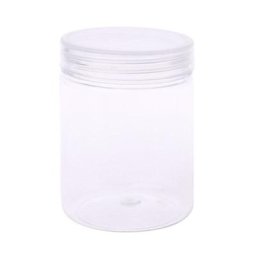 Pot rond transparent de 150ml pour femmes contenant organiseur cosmétique pour animaux domestiques