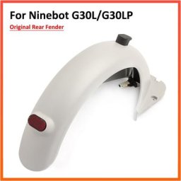 Garde-boue arrière d'origine pour scooter électrique Ninebot G30L/G30LP accessoire gris avec feu