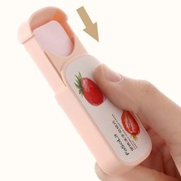 Tranches de papier parfumées à la fraise 1 boîte savon de nettoyage lavage des mains Portable