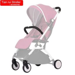 Tianrui-Juste en cuir pour poignée de poussette avant et arrière accessoires d'origine housse