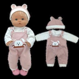 Vêtements de poupée bébé Reborn barboteuses roses chapeau pour NenDESIGN beurre Ropa Y Su