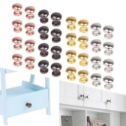 Boutons de porte ronds pour maison de poupée accessoires d'armoire de bureau Mini meubles