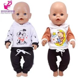 Reborn Baby Butter Clothes for Children 17 ""Dolls Coat Toys Wears Girl Birthday Gifts 43cm
