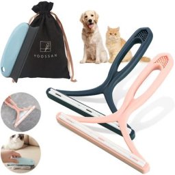 Épilateur double face en silicone pour animaux de compagnie dissolvant de peluches portable