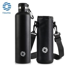 FEIJIAN-Bouteille Thermos en Acier Inoxydable de 1000ml Gourde de dehors Isolée Sous Vide Sans
