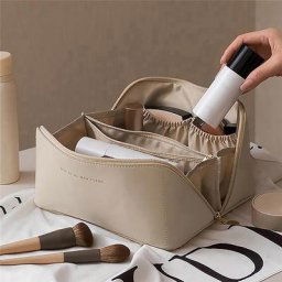 Trousse de Toilette Multifonction pour Femme Sac à Cosmétiques de Grande Capacité Sac de Voyage