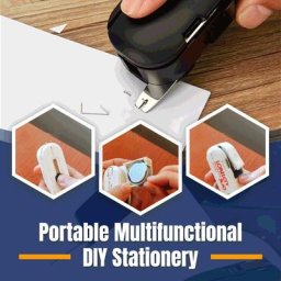 Ensemble d'outils multifonctions portables 10 en 1 fourniture de bureau agrafeuse Portable